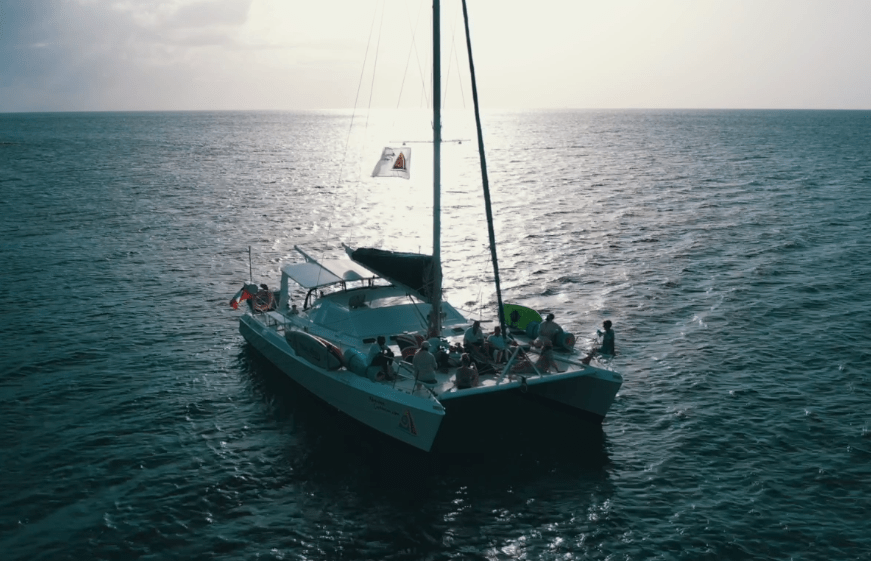 JabberCat full day sail a small boat in a body of water